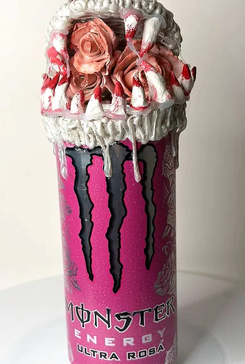 Monster Energy Can Rose Decoration