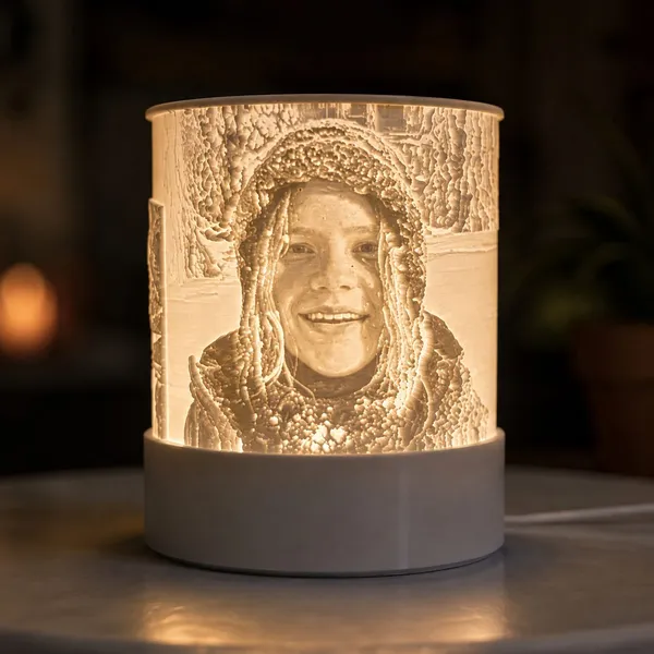 Lithophane Photo Lamp