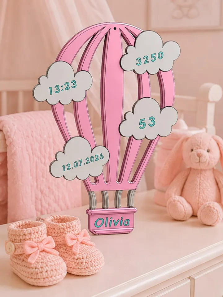 Birth Announcement Balloon — Girl — photo 1 of 1