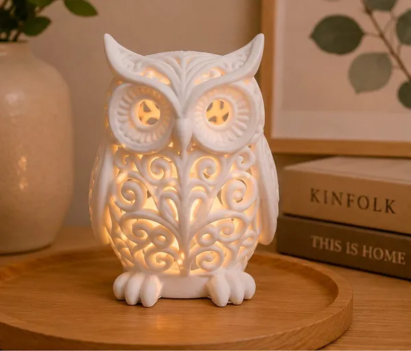 Filigree Owl Figurine