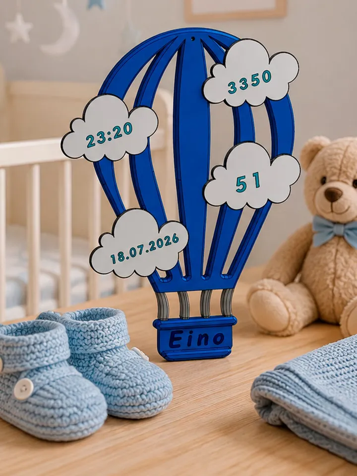 Birth Announcement Balloon — Boy — photo 1 of 1
