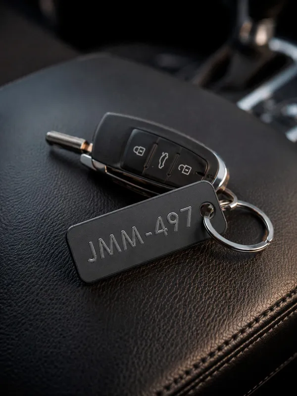 Car Registration Tag