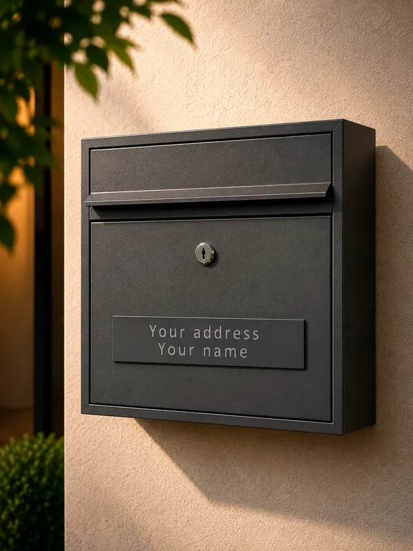 Mailbox Sign with Your Address