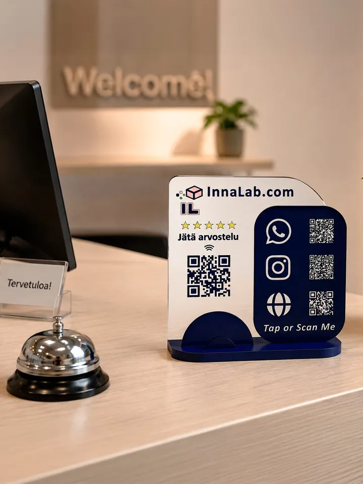 Large Reception Stand · QR + NFC — photo 1 of 2